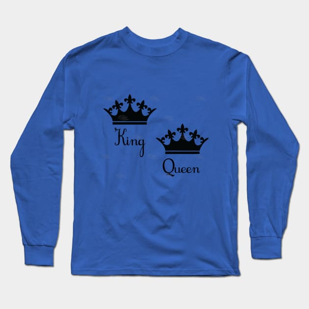 King&Queen Long Sleeve T-Shirt by Kai_Shen